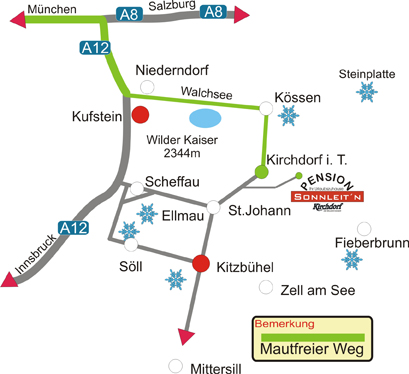 Verkehrsspinne Pension Sonnleitn Kirchdorf in Tirol Kaien Mautz aus Deutschland NÃƒï¿½Ã‚Â¶tig